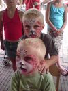 schmink twee hondjes