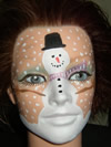 schmink sneeuwpop